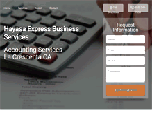 Tablet Screenshot of accountinglacrescenta.com